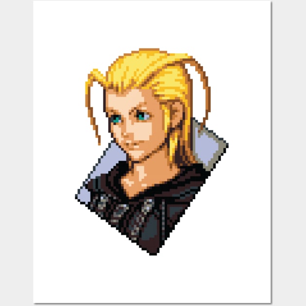 Organization XIII Larxene Pixel Art Wall Art by inotyler